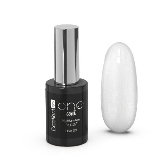MULTIFUNCTION FIBER BASE - ONE COAT - EXCELLENT PRO - 11ml - Kleur: 03 Sparkling Snow