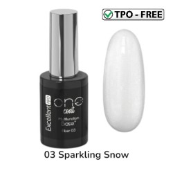 MULTIFUNCTION FIBER BASE - ONE COAT - EXCELLENT PRO - 11ml - Kleur: 03 Sparkling Snow