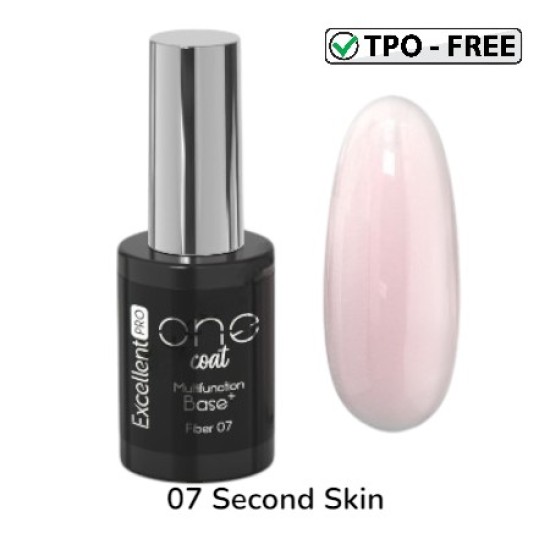 MULTIFUNCTION FIBER BASE - ONE COAT - EXCELLENT PRO - 11ml - Kleur: 07 Second Skin