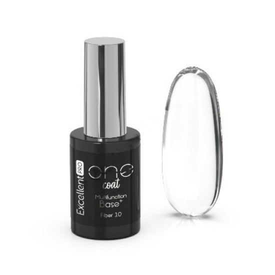 MULTIFUNCTION FIBER BASE - ONE COAT - EXCELLENT PRO - 11ml - Kleur: 10 Cleary