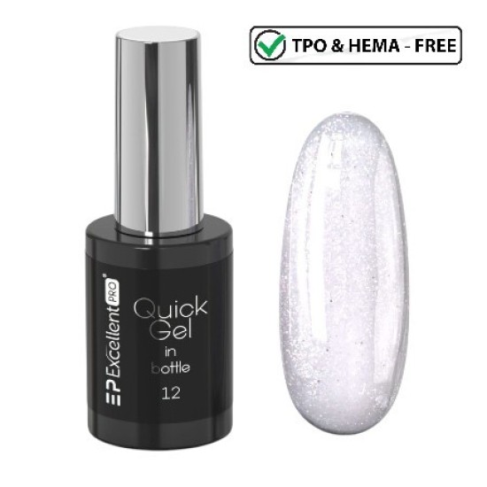 ﻿Quick Gel In Bottle - BIAB - Excellent Pro 11g - Nr 12