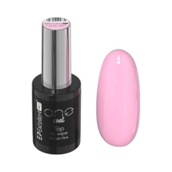 Top Coat No Wipe - Excellent Pro - French Pink 11g