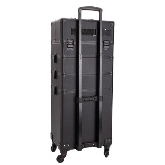 Manicure - Make-up-Koffer - Beauty Koffer XXXL 4 in 1 - Zwart