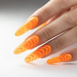 Crystal Glass - Gekleurde Top No Wipe - Molly Nails - 10g - Orange