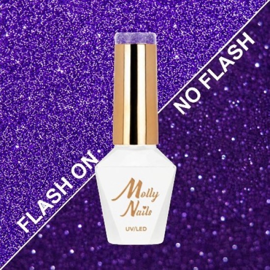 Flashing Lights Neon - Fig Fiction - Molly Nails - 8g kleur: nr. 648 Flashing Lights Neon - Fig Fiction - Molly Nails - 8g kleur: nr. 648