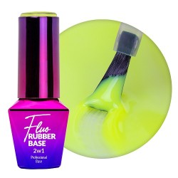 Molly Rubber Base Gellak Fluo 10ml - Nr 2 Cool Swirl