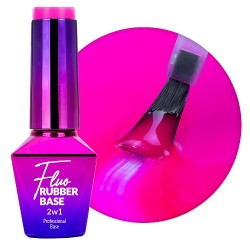 Molly Rubber Base Gellak Fluo 10ml - Nr 6 Exotica