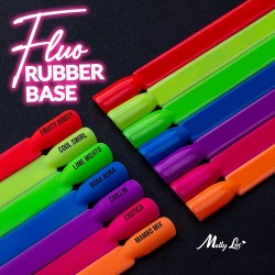 Rubber Base 2 in 1 Fluo Molly Lac - 10ml