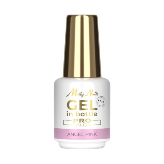 Gel in Bottle - Molly Nails - Pro Salon - Angel Pink 15g Gel in Bottle - Molly Nails - Pro Salon - Angel Pink 15g