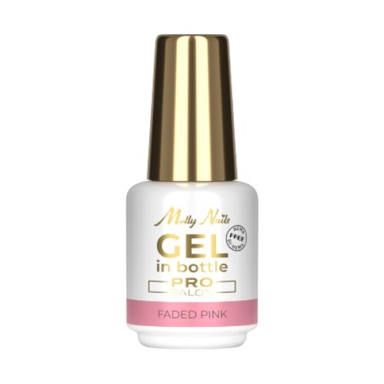 Gel in Bottle - Molly Nails - Pro Salon - Faded Pink 15g Gel in Bottle - Molly Nails - Pro Salon - Faded Pink 15g