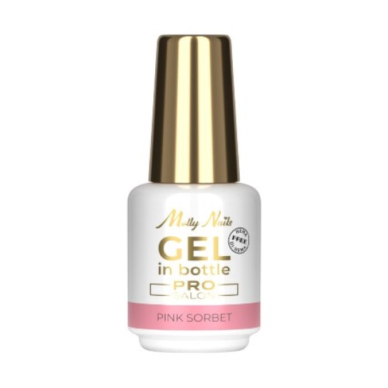 Gel in Bottle - Molly Nails - Pro Salon - Pink Sorbet 15g Gel in Bottle - Molly Nails - Pro Salon - Pink Sorbet 15g