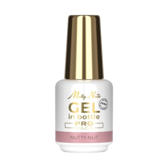 ﻿Gel in Bottle - Molly Nails - Pro Salon - Nutty Nut 15g
