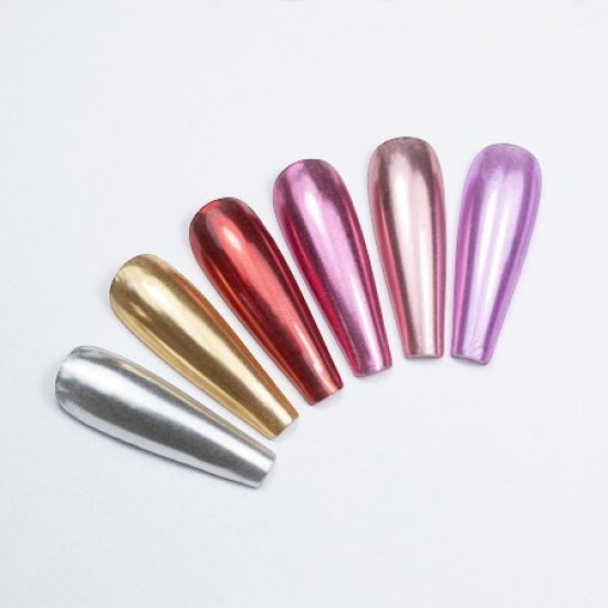 Nagelpoeder met spiegeleffect - Molly Nails nr. 4 Nagelpoeder met spiegeleffect - Molly Nails nr. 4