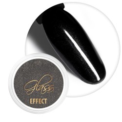 Glass Effect Nailart Nagelpoeder Molly Lac: Nr. 12 - Black