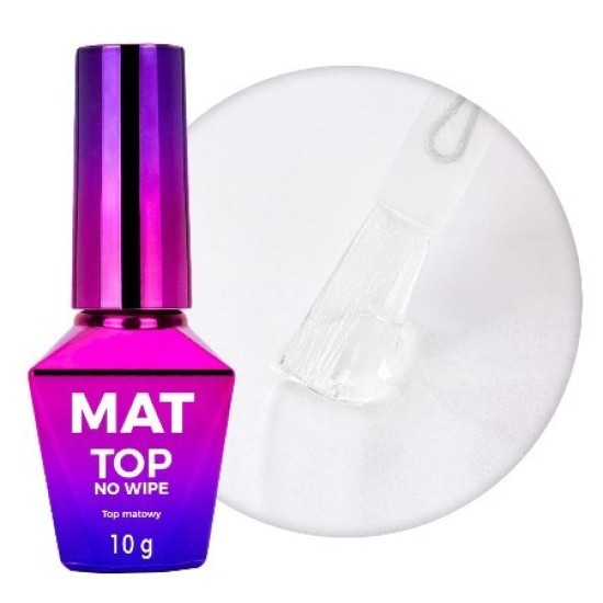 Top Coat Mat - No Wipe - Molly Nails - 10g Top Coat Mat - No Wipe - Molly Nails - 10g