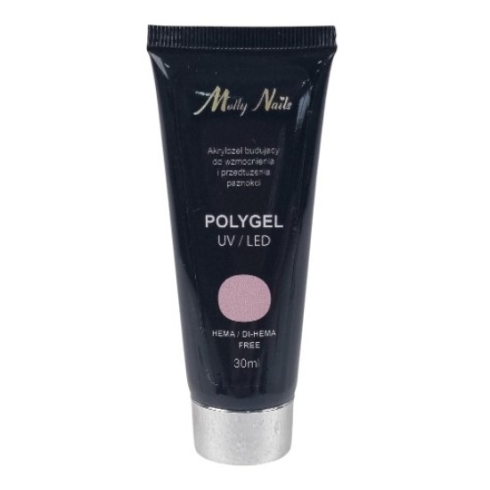 Polygel - Poly Acryl Gel - Molly Lac - Tube 30ml - Kleur: Nude