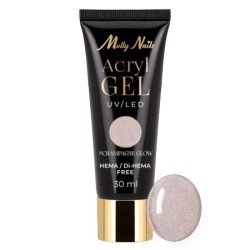 Polygel - Poly Acryl Gel - Molly Lac - Tube 30ml - Kleur: Champagne Glow