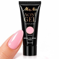 Polygel - Poly Acryl Gel - Molly Lac - Tube 30ml - Kleur: Rosie
