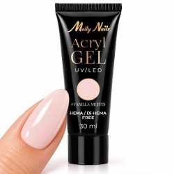 Polygel - Poly Acryl Gel - Molly Lac - Tube 30ml - Kleur: Vanille Muffin