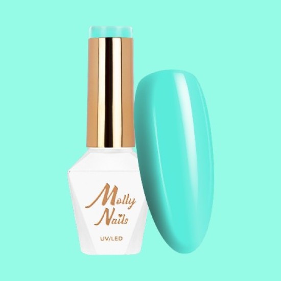 Molly Nails Sorbet Gellak Collection 8g - Kleur: Nr. 292 Aqua Pastel