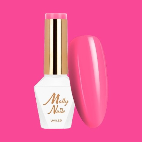 Molly Nails Sorbet Gellak Collection 8g - Kleur: Nr. 296 Flamingo Pink
