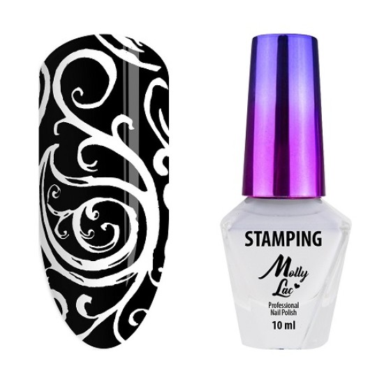 Molly Stamping Lak - Wit 10ml - Nr.1