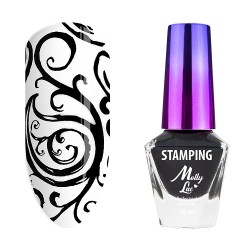 Molly Stamping Lak - Zwart 10ml - Nr. 2
