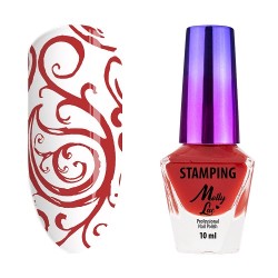 Molly Stamping Lak - Rood 10ml - Nr.5