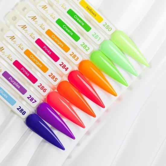 Molly Nails Vivid Vibes Gellak Collection 8g - Kleur: Nr. 281 Fresh Limeade