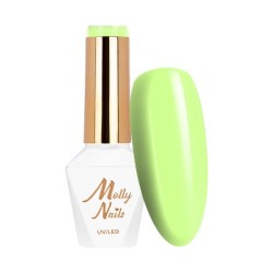 Molly Nails Vivid Vibes Gellak Collection 8g - Kleur: Nr. 280 Lime Fever