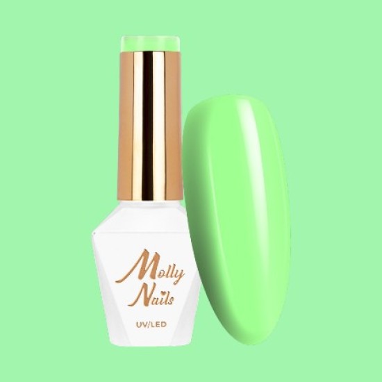 Molly Nails Vivid Vibes Gellak Collection 8g - Kleur: Nr. 281 Fresh Limeade