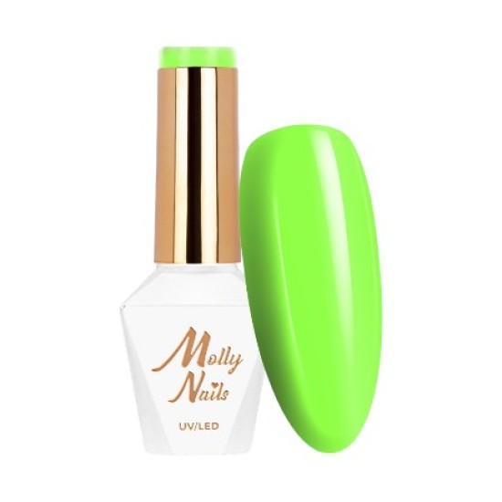 Molly Nails Vivid Vibes Gellak Collection 8g - Kleur: Nr. 282 Toxic Lime