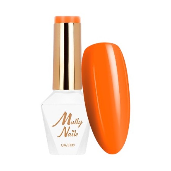 Molly Nails Vivid Vibes Gellak Collection 8g - Kleur: Nr. 283 Hot Mango