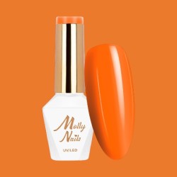 Molly Nails Vivid Vibes Gellak Collection 8g - Kleur: Nr. 283 Hot Mango