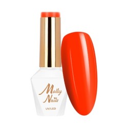 Molly Nails Vivid Vibes Gellak Collection 8g - Kleur: Nr. 285 Fire Rush