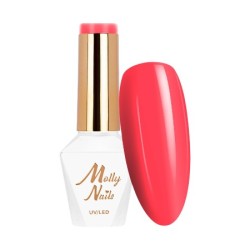 Molly Nails Vivid Vibes Gellak Collection 8g - Kleur: Nr. 286 Hot Coral