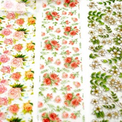 Transfer-Nagelfolie bloem box 10-stuks nr. 2 Transfer-Nagelfolie bloem box 10-stuks nr. 2