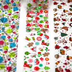 Transfer-Nagelfolie kerst box 10-stuks nr. 2 Transfer-Nagelfolie kerst box 10-stuks nr. 2