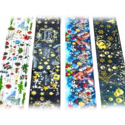 Transfer-Nagelfolie kerst box 10-stuks nr. 6 Transfer-Nagelfolie kerst box 10-stuks nr. 6