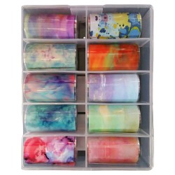 Transfer-Nagelfolie Batik Nr. 01 Transfer-Nagelfolie Batik Nr. 01