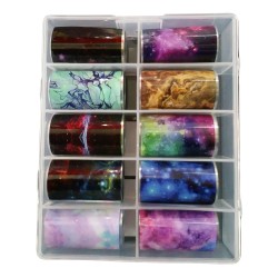 Transfer-Nagelfolie Galaxy Nr. 02 Transfer-Nagelfolie Galaxy Nr. 02