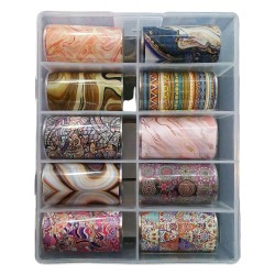 Transfer-Nagelfolie Variatie Box Nr. 11 Transfer-Nagelfolie Variatie Box Nr. 11