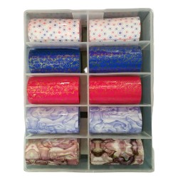 Transfer-Nagelfolie Variatie Box Nr. 13 Transfer-Nagelfolie Variatie Box Nr. 13