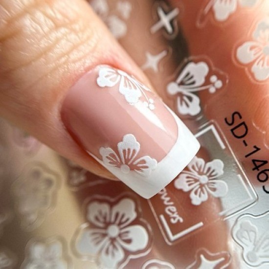 Nagelstickers - Nailart stickers - 5D zelfklevende bloemen - SD-1463