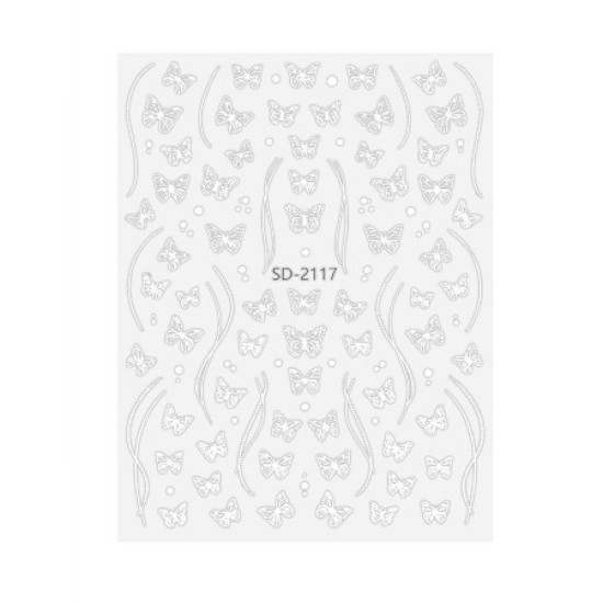 Nagelstickers - Nailart stickers - 5D zelfklevende bloemen - SD-2117