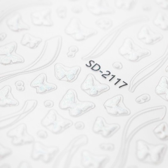 Nagelstickers - Nailart stickers - 5D zelfklevende bloemen - SD-2117