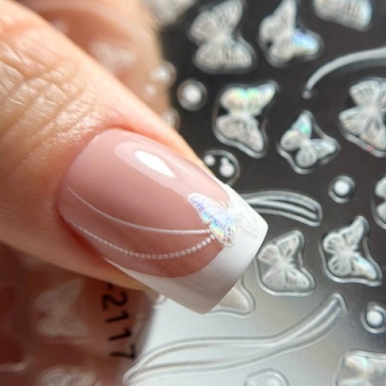 Nagelstickers - Nailart stickers - 5D zelfklevende bloemen - SD-2117