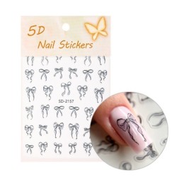Nagelstickers - Nailart stickers - 5D zelfklevende bloemen - SD-2157