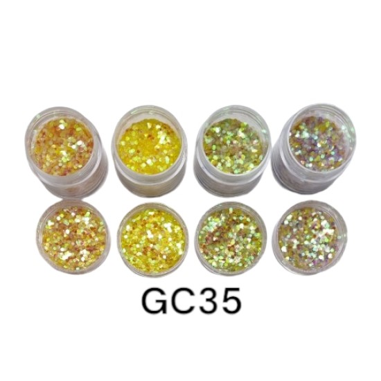 Nail Art Glitter Combinatie - GC35