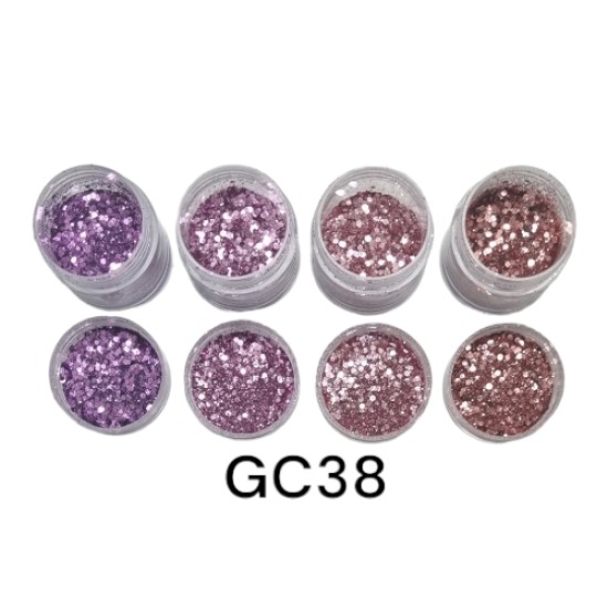 Nail Art Glitter Combinatie - GC38